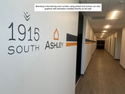 Distribution Center Wayfinding & Branding Project Photo